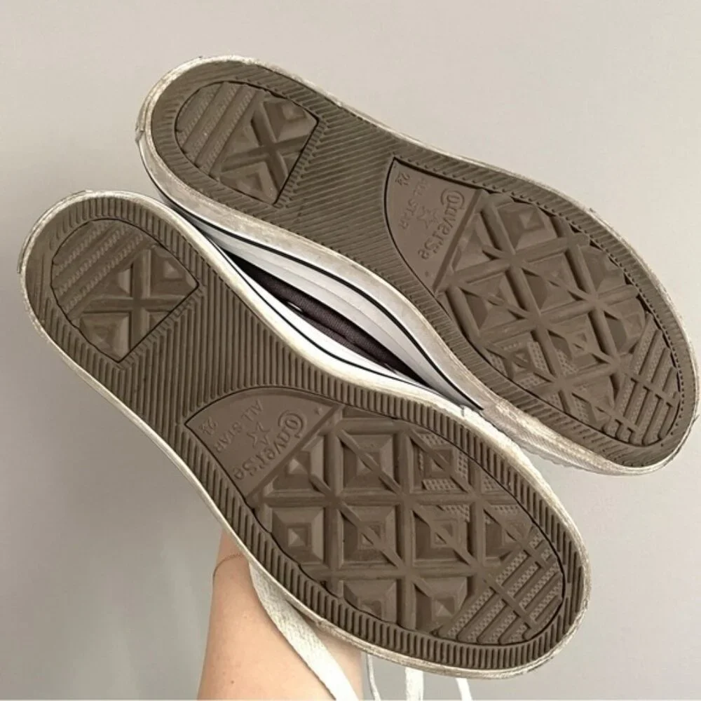 Converse Gray Chuck Taylor All Star Low - 4.5US, Unisex 🇺🇸